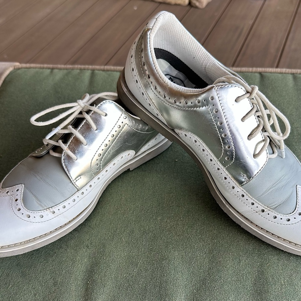 G/Fore - Brogue Gallivanter  - Women's Golf Shoes - White - Size US 9